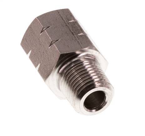 1/8'' NPT x G 1/8'' M/F Reduzierring aus Edelstahl 40 bar - Hydraulisch
