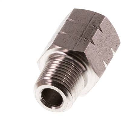 1/8'' NPT x G 1/8'' M/F Reduzierring aus Edelstahl 40 bar - Hydraulisch