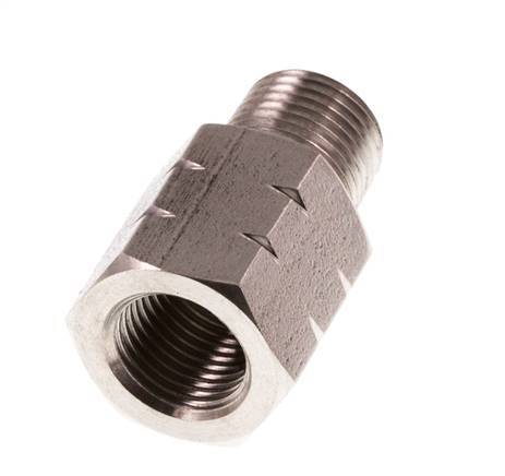1/8'' NPT x G 1/8'' M/F Reduzierring aus Edelstahl 40 bar - Hydraulisch