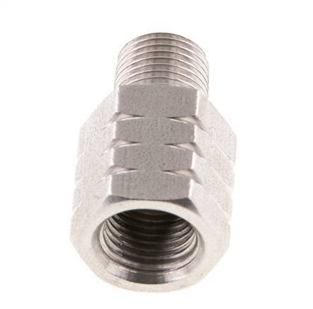 R 1/8'' x 1/8'' NPT M/F Reduzierring aus Edelstahl 40 Bar - Hydraulik