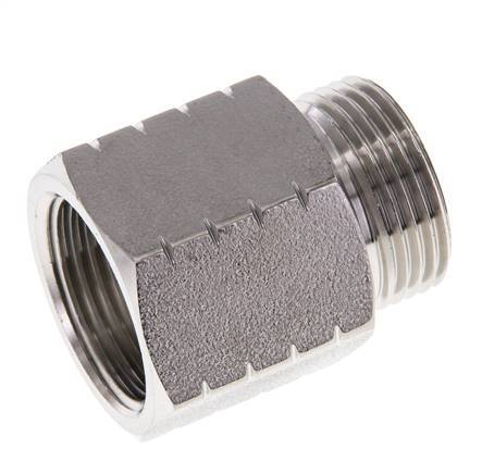 G 3/4'' x 3/4'' NPT M/F Reduzierring aus Edelstahl 40 bar - Hydraulisch