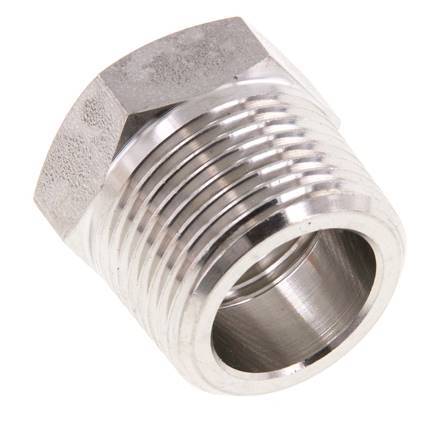 3/4'' NPT x 1/2'' NPT M/F Reduzierring aus Edelstahl 170 bar - Hydraulik