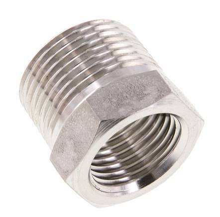 3/4'' NPT x 1/2'' NPT M/F Reduzierring aus Edelstahl 170 bar - Hydraulik