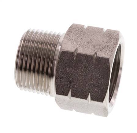 3/4'' NPT x G 3/4'' M/F Reduzierring aus Edelstahl 40 Bar - Hydraulisch