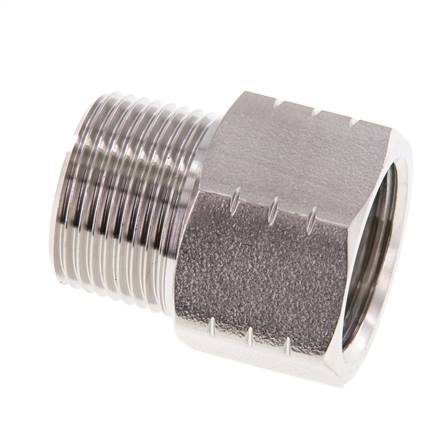 R 3/4'' x 3/4'' NPT M/F Reduzierring aus Edelstahl 40 Bar - Hydraulik