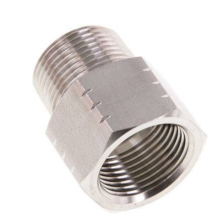 R 3/4'' x 3/4'' NPT M/F Reduzierring aus Edelstahl 40 Bar - Hydraulik