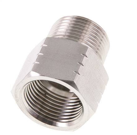 R 3/4'' x 3/4'' NPT M/F Reduzierring aus Edelstahl 40 Bar - Hydraulik