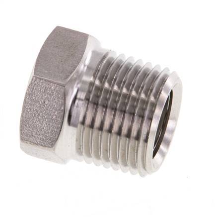 3/8'' NPT x 1/4'' NPT M/F Reduzierring aus Edelstahl 210 Bar - Hydraulik