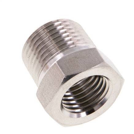 3/8'' NPT x 1/4'' NPT M/F Reduzierring aus Edelstahl 210 Bar - Hydraulik