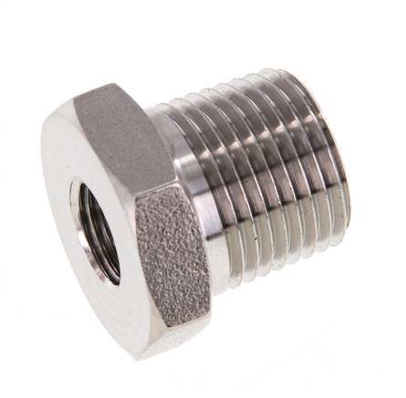3/8'' NPT x 1/8'' NPT M/F Reduzierring aus Edelstahl 210 Bar - Hydraulik