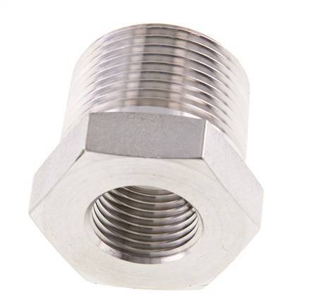 1'' NPT x 1/2'' NPT M/F Reduzierring aus Edelstahl 140 Bar - Hydraulik
