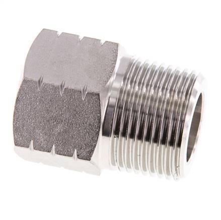 R 1'' x 1'' NPT M/F Reduzierring aus Edelstahl 40 Bar - Hydraulik