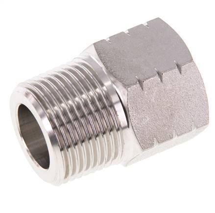 R 1'' x 1'' NPT M/F Reduzierring aus Edelstahl 40 Bar - Hydraulik