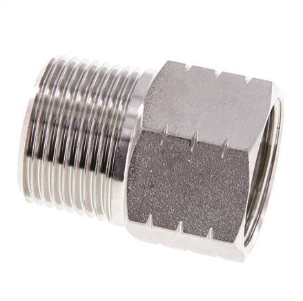 R 1'' x 1'' NPT M/F Reduzierring aus Edelstahl 40 Bar - Hydraulik