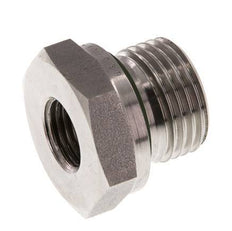 G 1/2'' x G 1/4'' M/F Reduzierstück aus Edelstahl 630 Bar - Hydraulisch