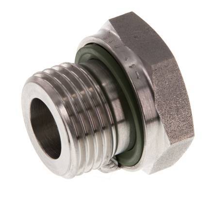 G 1/2'' x G 1/4'' M/F Reduzierstück aus Edelstahl 630 Bar - Hydraulisch