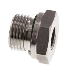 G 1/2'' x G 1/4'' M/F Reduzierstück aus Edelstahl 630 Bar - Hydraulisch