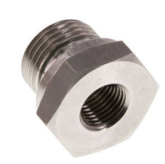 G 1/2'' x G 1/4'' M/F Reduzierstück aus Edelstahl 630 Bar - Hydraulisch