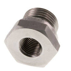 G 1/2'' x G 1/4'' M/F Reduzierstück aus Edelstahl 630 Bar - Hydraulisch