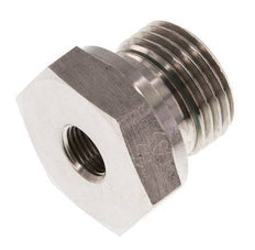 G 1/2'' x G 1/8'' M/F Reduzierstück aus Edelstahl 630 Bar - Hydraulisch