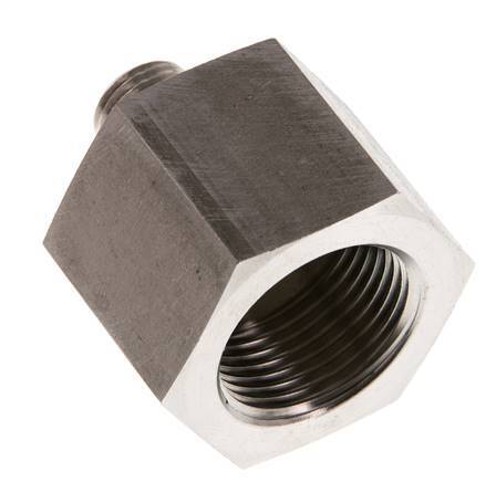 G 1/4'' x G 3/4'' M/F Reduzierstück aus Edelstahl 630 Bar - Hydraulisch
