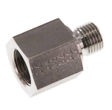 G 1/4'' x G 3/8'' M/F Reduzierstück aus Edelstahl 630 bar - Hydraulisch