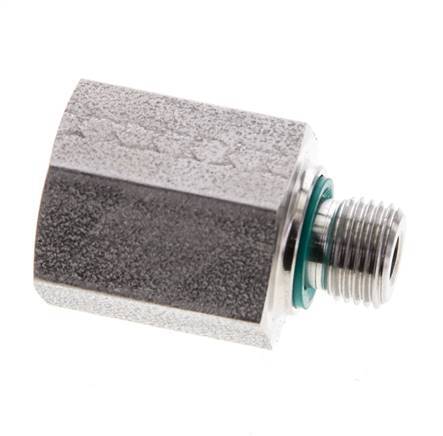 G 1/8'' x G 1/4'' M/F Reduzierstück aus Edelstahl 630 Bar - Hydraulisch