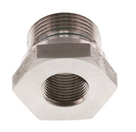 G 3/4'' x G 3/8'' M/F Reduzierstück aus Edelstahl 400 Bar - Hydraulik