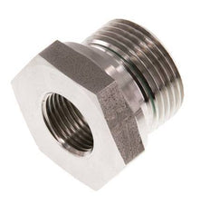 G 3/4'' x G 3/8'' M/F Reduzierstück aus Edelstahl 400 Bar - Hydraulik