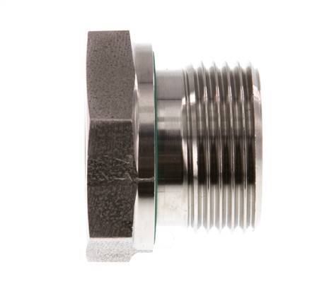 G 3/4'' x G 3/8'' M/F Reduzierstück aus Edelstahl 400 Bar - Hydraulik
