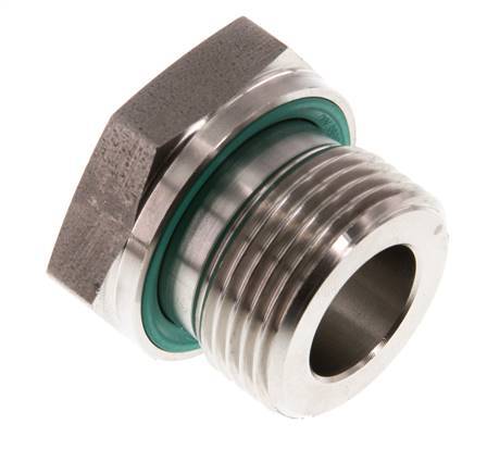 G 3/4'' x G 3/8'' M/F Reduzierstück aus Edelstahl 400 Bar - Hydraulik