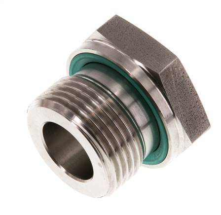 G 3/4'' x G 3/8'' M/F Reduzierstück aus Edelstahl 400 Bar - Hydraulik
