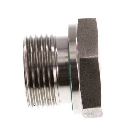 G 3/4'' x G 3/8'' M/F Reduzierstück aus Edelstahl 400 Bar - Hydraulik