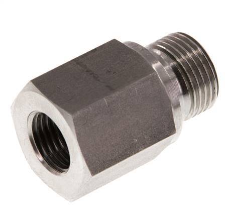 G 3/8'' x G 1/4'' M/F Reduzierstück aus Edelstahl 630 Bar - Hydraulisch