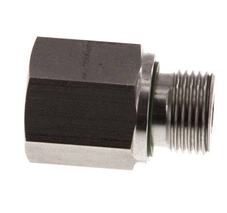 G 3/8'' x G 1/4'' M/F Reduzierstück aus Edelstahl 630 Bar - Hydraulisch