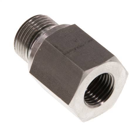 G 3/8'' x G 1/4'' M/F Reduzierstück aus Edelstahl 630 Bar - Hydraulisch