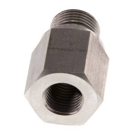 G 3/8'' x G 1/4'' M/F Reduzierstück aus Edelstahl 630 Bar - Hydraulisch