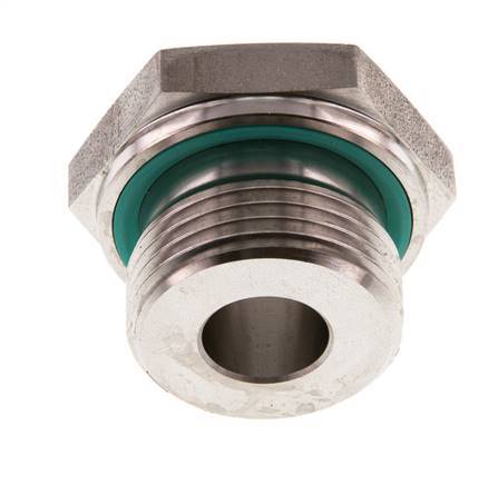 G 1'' x G 3/8'' M/F Reduzierstück aus Edelstahl 400 Bar - Hydraulik