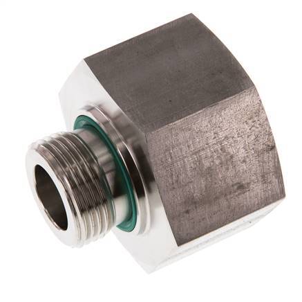 G 1'' x G 1 1/2'' M/F Reduzierstück aus Edelstahl 315 Bar - Hydraulisch