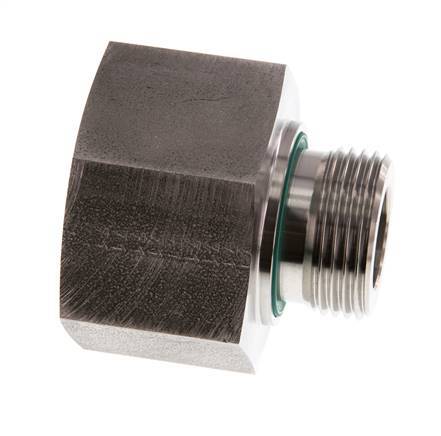 G 1'' x G 1 1/4'' M/F Reduzierstück aus Edelstahl 400 Bar - Hydraulik