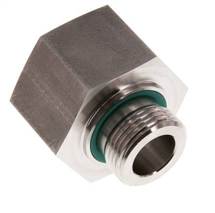 G 1'' x G 1 1/4'' M/F Reduzierstück aus Edelstahl 400 Bar - Hydraulik