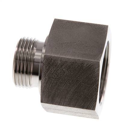 G 1'' x G 1 1/4'' M/F Reduzierstück aus Edelstahl 400 Bar - Hydraulik