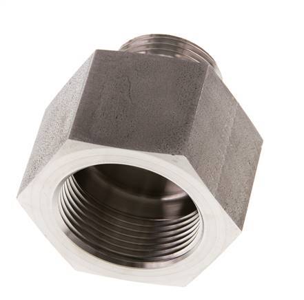 G 1'' x G 1 1/4'' M/F Reduzierstück aus Edelstahl 400 Bar - Hydraulik