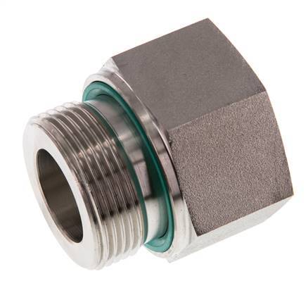 G 1 1/4'' x G 1'' M/F Reduzierstück aus Edelstahl 400 Bar - Hydraulik