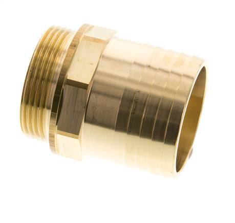 G 1 1/2'' Außengewinde x 50mm Messing Schlauchanschluss 16 bar