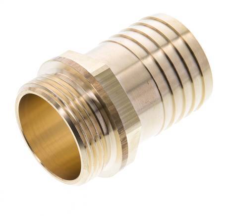 G 1 1/4'' Außengewinde x 38 mm Messing Schlauchanschluss 16 bar