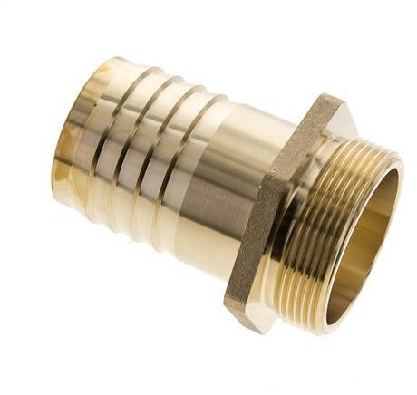 G 2'' Male x 50mm Brass Hose barb 16 Bar