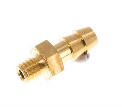 M3 Male x 3mm Brass Hose barb 10 Bar [5 Pieces]