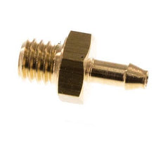 M5 Male x 2mm Brass Hose barb 10 Bar [5 Pieces]