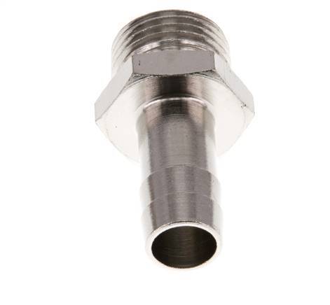 G 1/2'' Male x 13mm Nickel plated Brass Hose barb 16 Bar [2 Pieces]